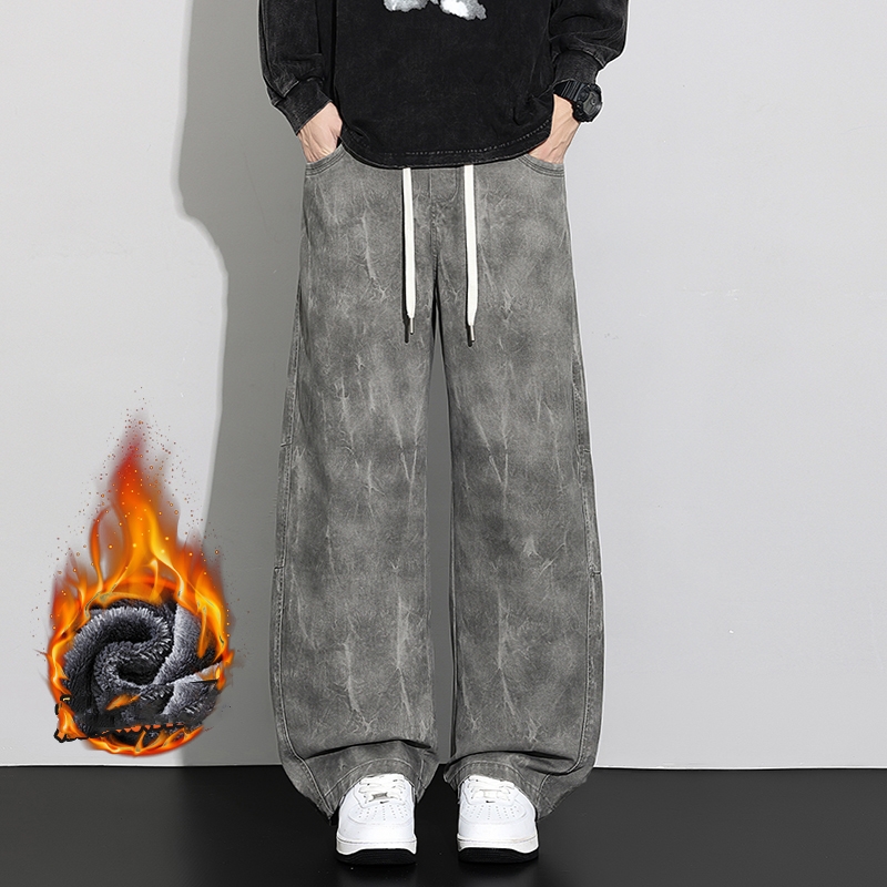 Streetwear Brand Clothing - 2026 Men's Loose Cotton Pants Fashion