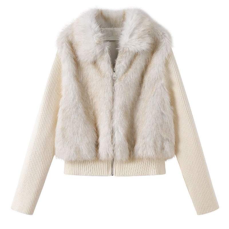 Winter Faux Fur Jacket Women F - Streetwear Brand Clothing ulasan dan harga