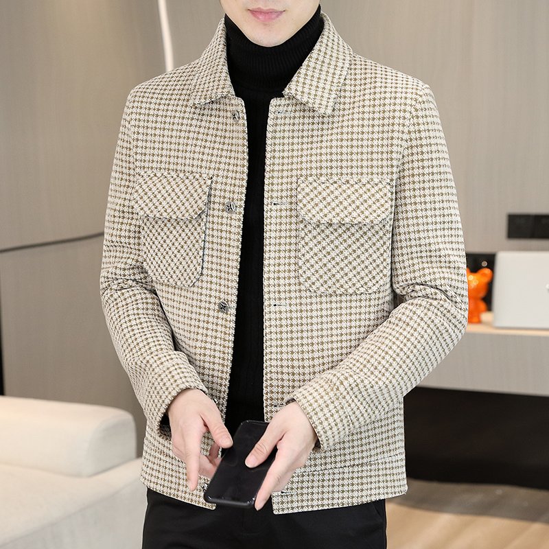 Brand Winter Plaid Woolen Jack - Streetwear Brand Clothing ulasan dan harga