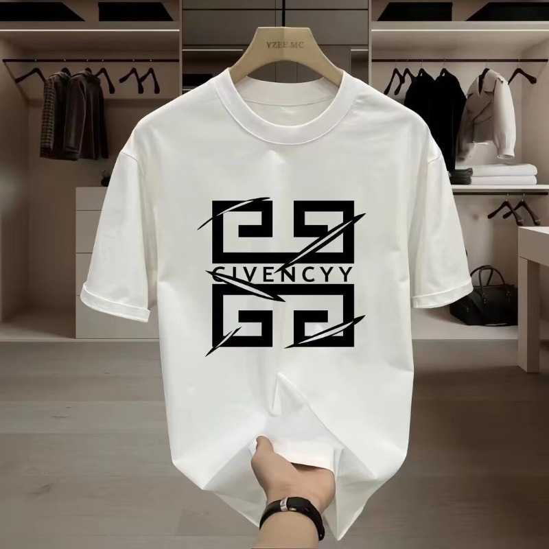 2026Men's GIVENCY Brand Logo P - Streetwear Brand Tees ulasan dan harga